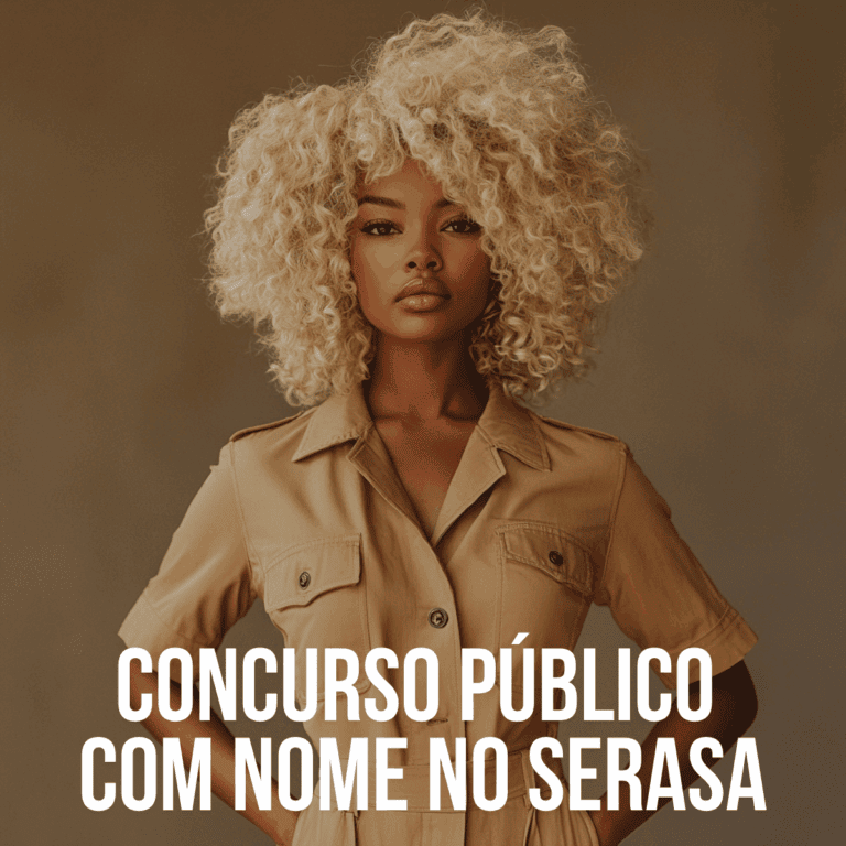 concurso público com nome no SERASA