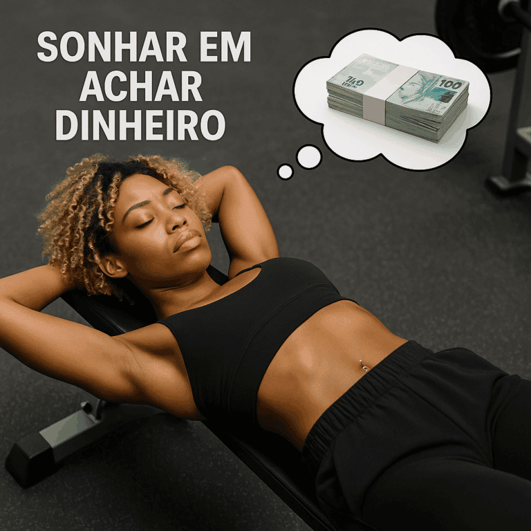 sonhar achar dinheiro