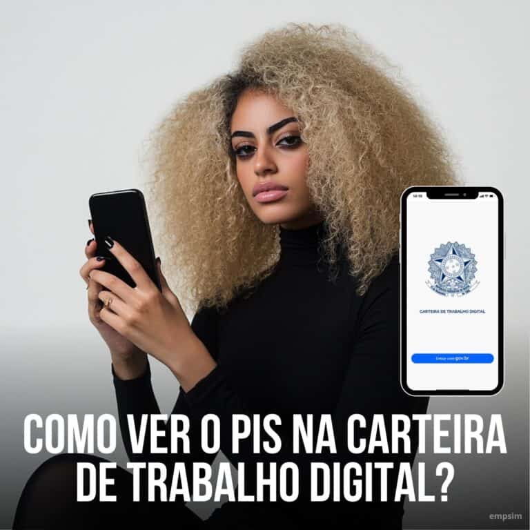 como ver o PIS na carteira de trabalho digital
