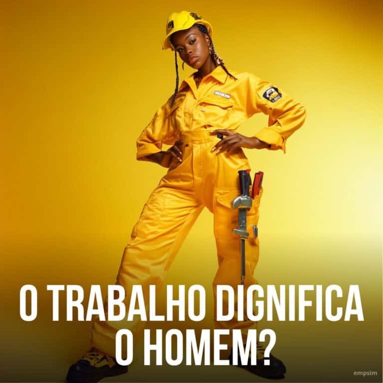 o trabalho dignifica o homem